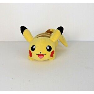 Pokemon Laying Running Pikachu Plush Stuffed Toy Figure 6" Tomy Nintendo 2017
